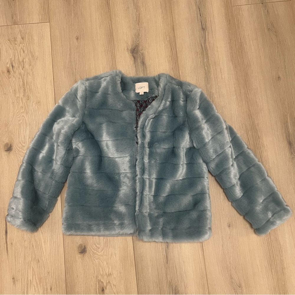 LOFT Faux Fur Jacket